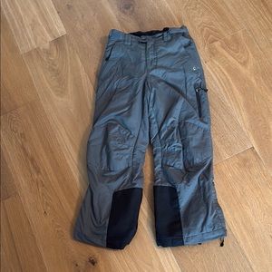 REI Gray Cargo Pants with Black Accents